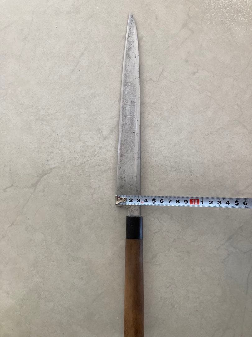 Masamoto Sohonten Yanagiba Sashimi Knife Wooden Handle approx. 29 cm with Case