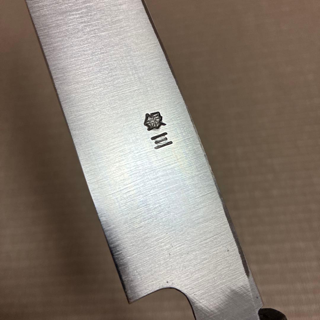 Sakai Ichimonji Tadakuni Yanagiba Knife Ginsan Steel Black Buffalo Octagonal Handle