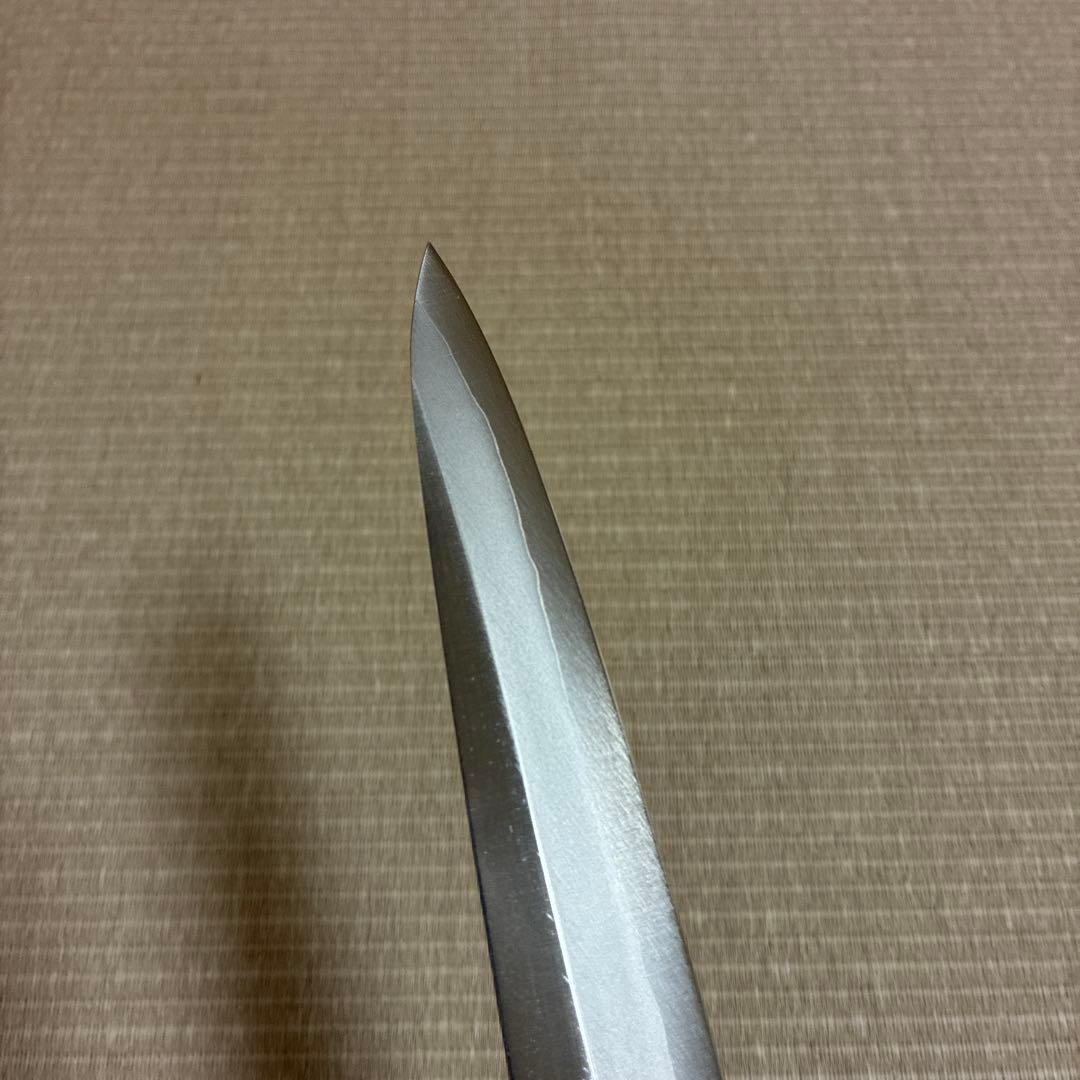 Sakai Ichimonji Tadakuni Yanagiba Knife Ginsan Steel Black Buffalo Octagonal Handle