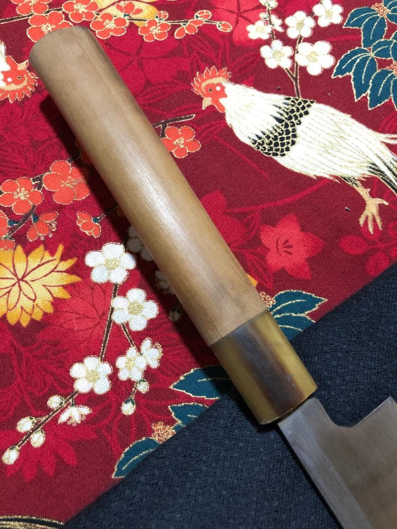 Sakai Kiku Yanagiba Sashimi Knife Aoko Blue Steel Hontanren Buffalo Horn 27cm