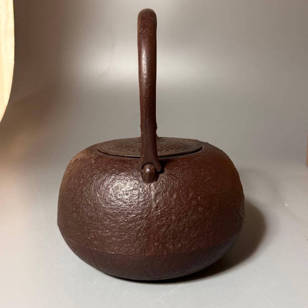 Chojudo Nambu Tetsubin Iron Kettle Cast Iron, Pine Motif, Tea Ceremony, with Box