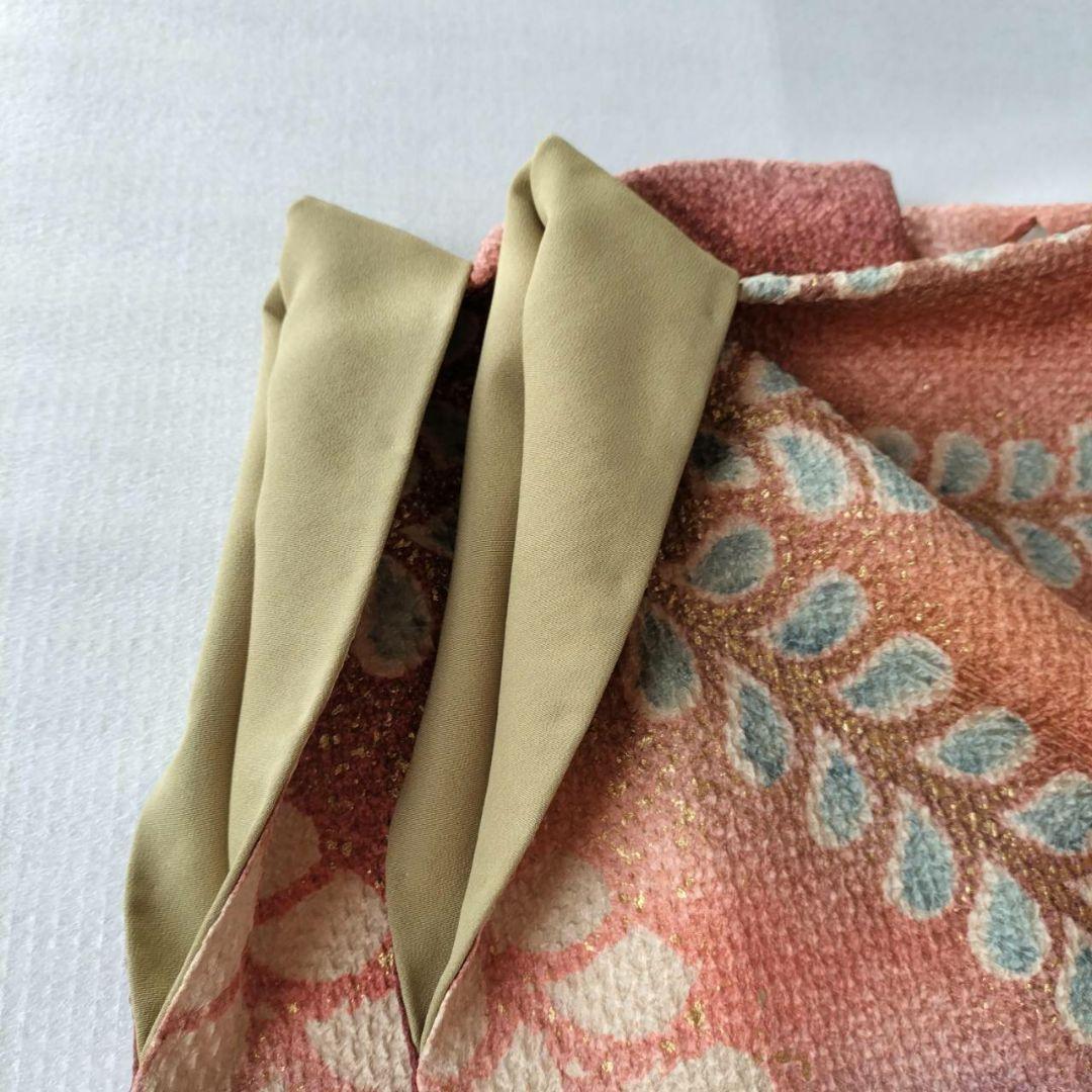 Yamato Houmongi Kimono & Fukuro Obi Set Tsujigahana Shibori Kinsai Silk