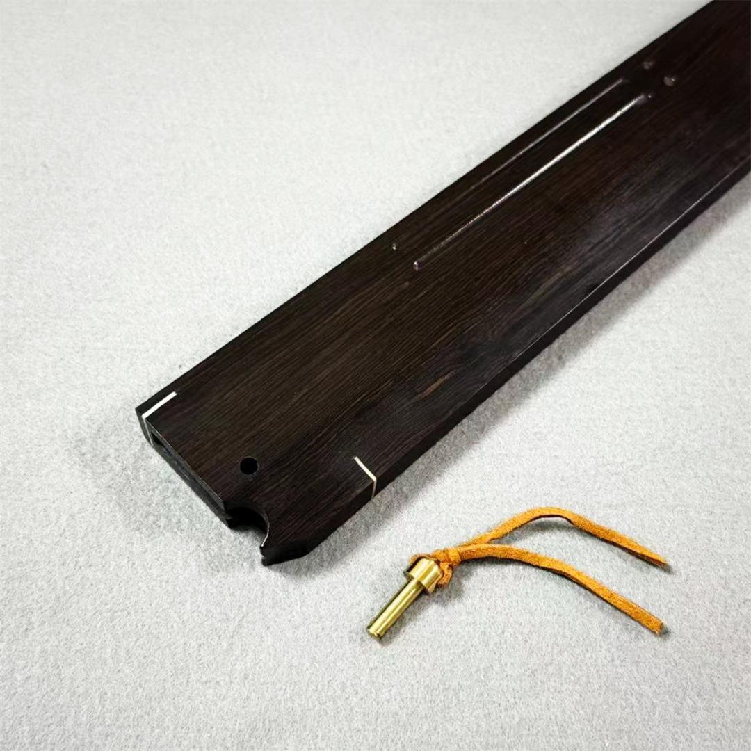 Ebony Wooden Saya Sheath for 300mm Yanagiba Sashimi Knife with Brass Pin