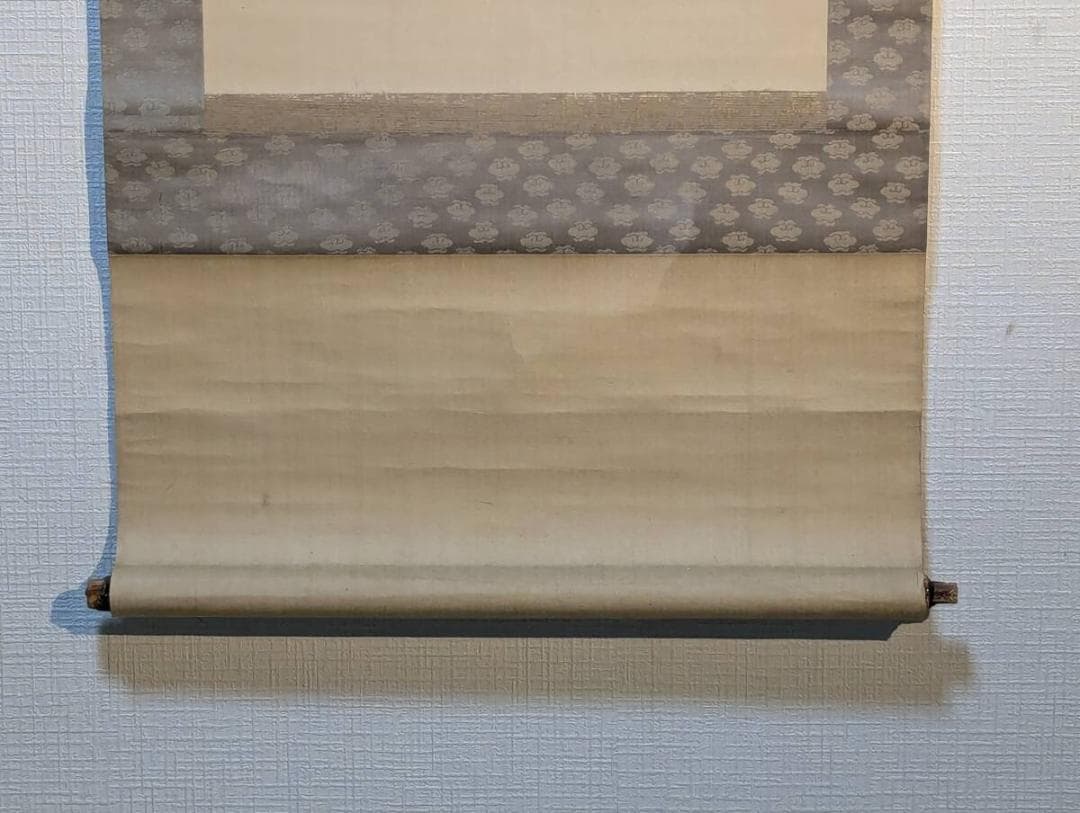 Matsumoto Fuko Hanging Scroll Samurai Under Cherry Blossoms Nihonga Painting