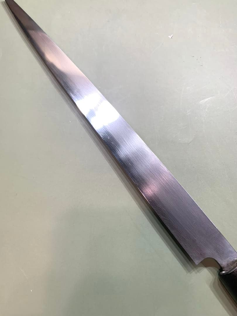 Sukenari Honyaki Yanagiba Sashimi Knife, Shirogami No.1 Steel, 25.5 cm Blade