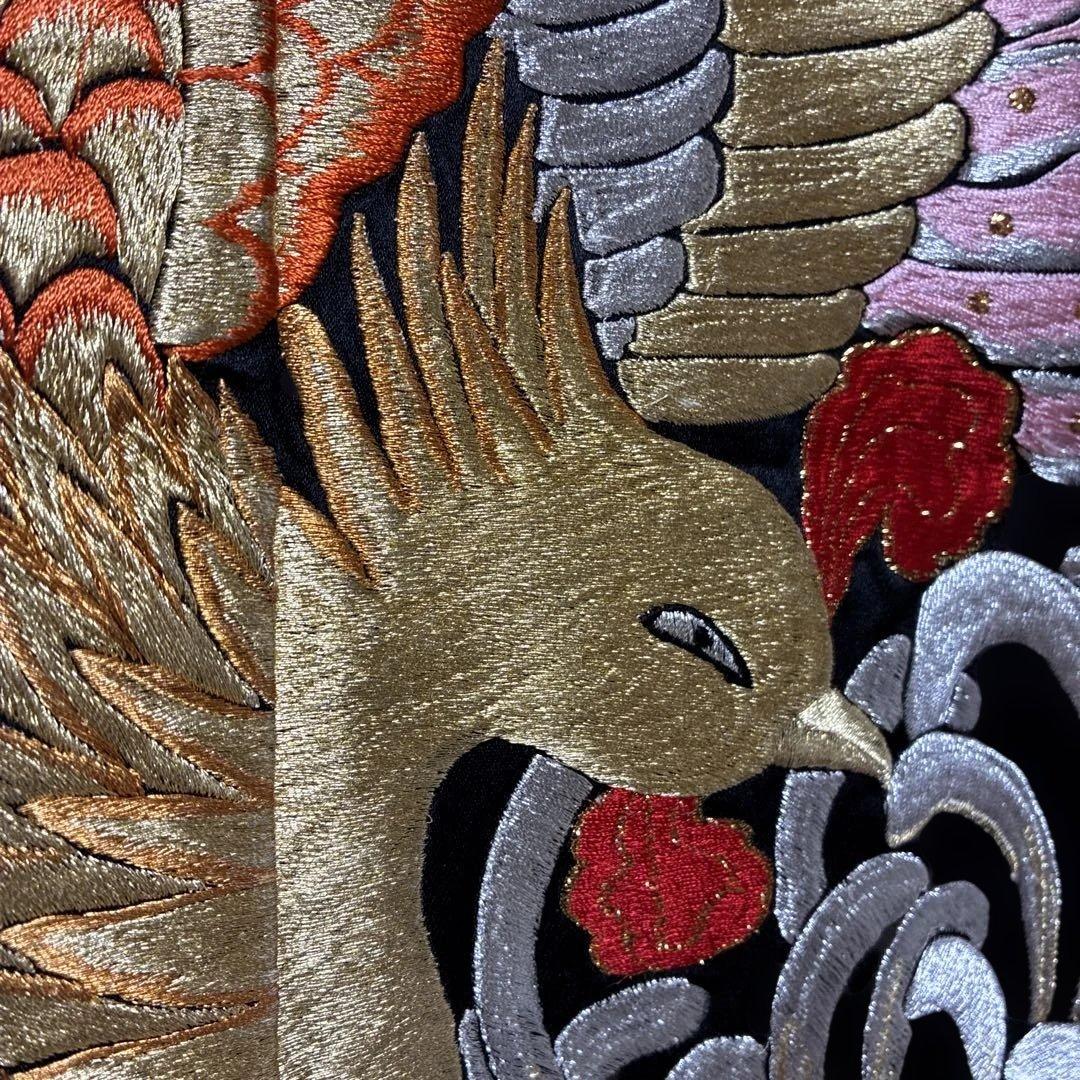 Uchikake Wedding Kimono Color Uchikake Silk Donsu Embroidery Black Ground