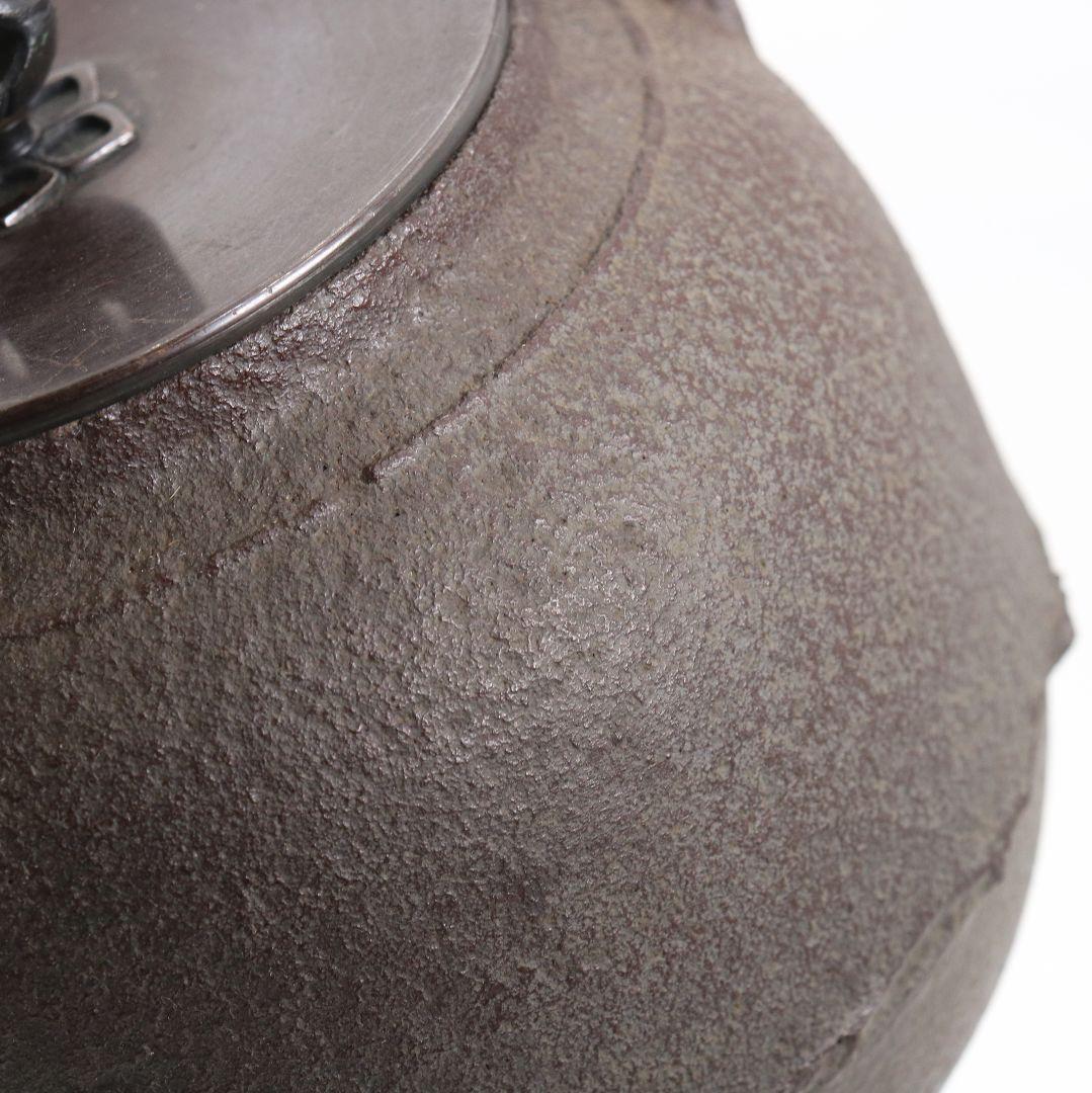 Kikuchi Masamitsu Shingata Tetsubin Iron Kettle for Sencha with Original Box