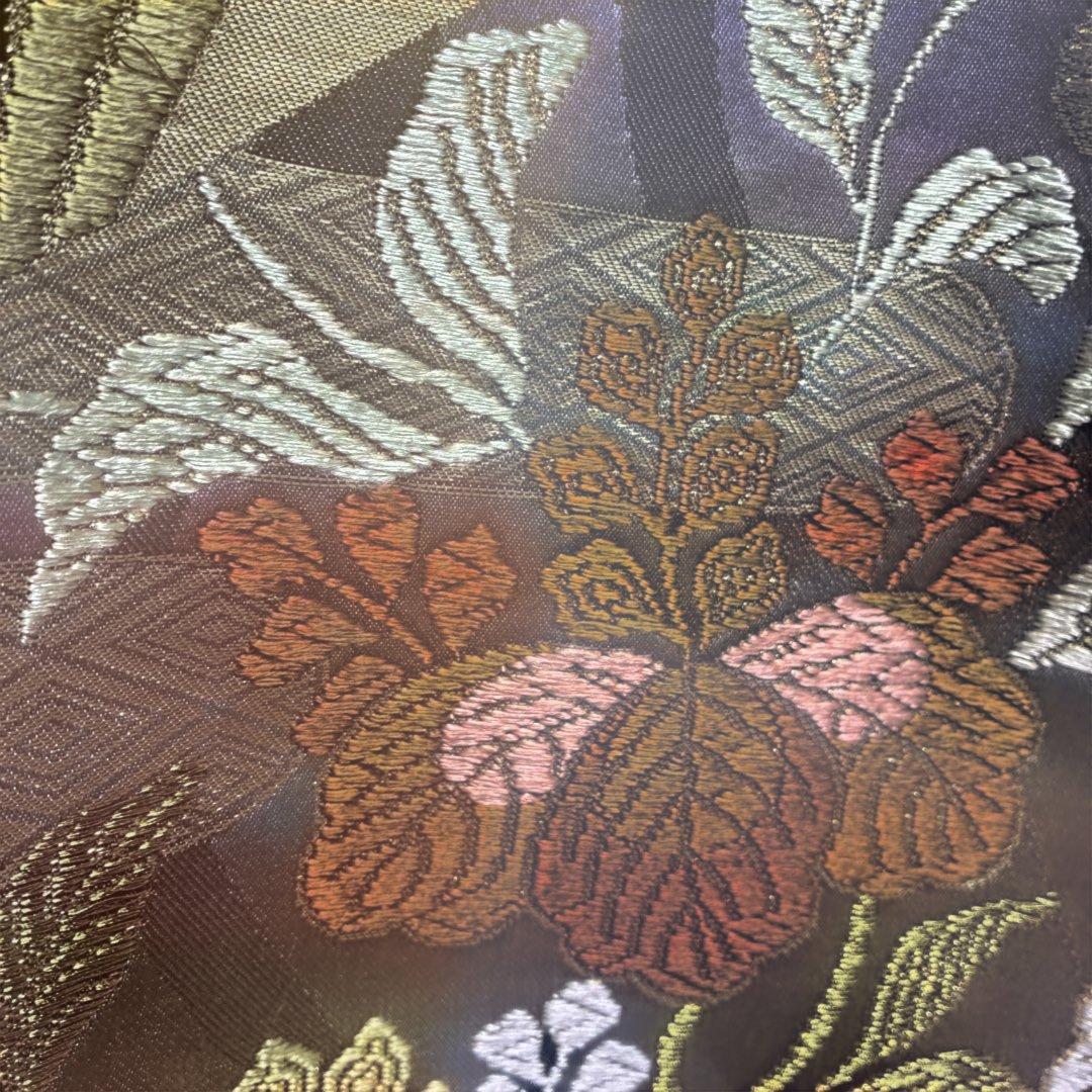 Uchikake Iro-Uchikake Wedding Kimono Pure Silk Nishijin-ori Gray Four Seasons Flowers