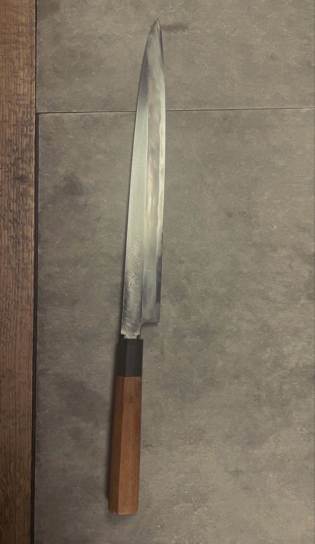 Aritsugu Yanagiba Sashimi Knife Single Bevel Wooden Handle 33 cm