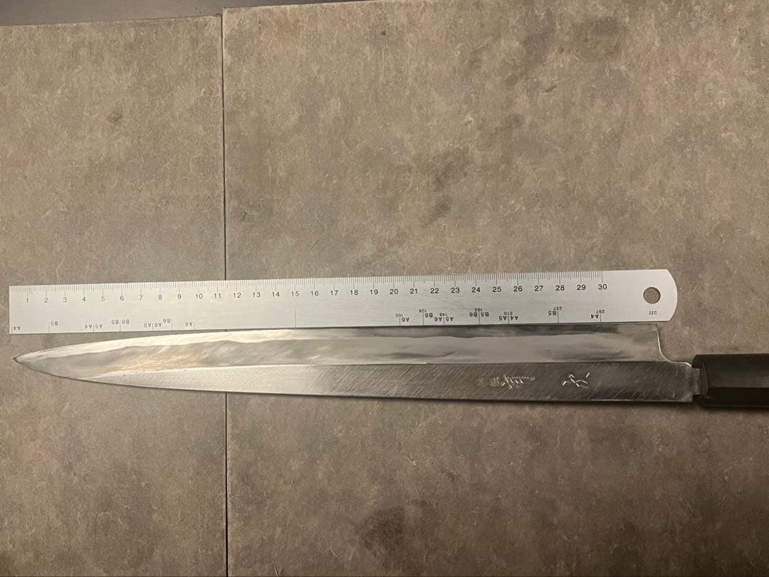 Aritsugu Yanagiba Sashimi Knife Single Bevel Wooden Handle 33 cm