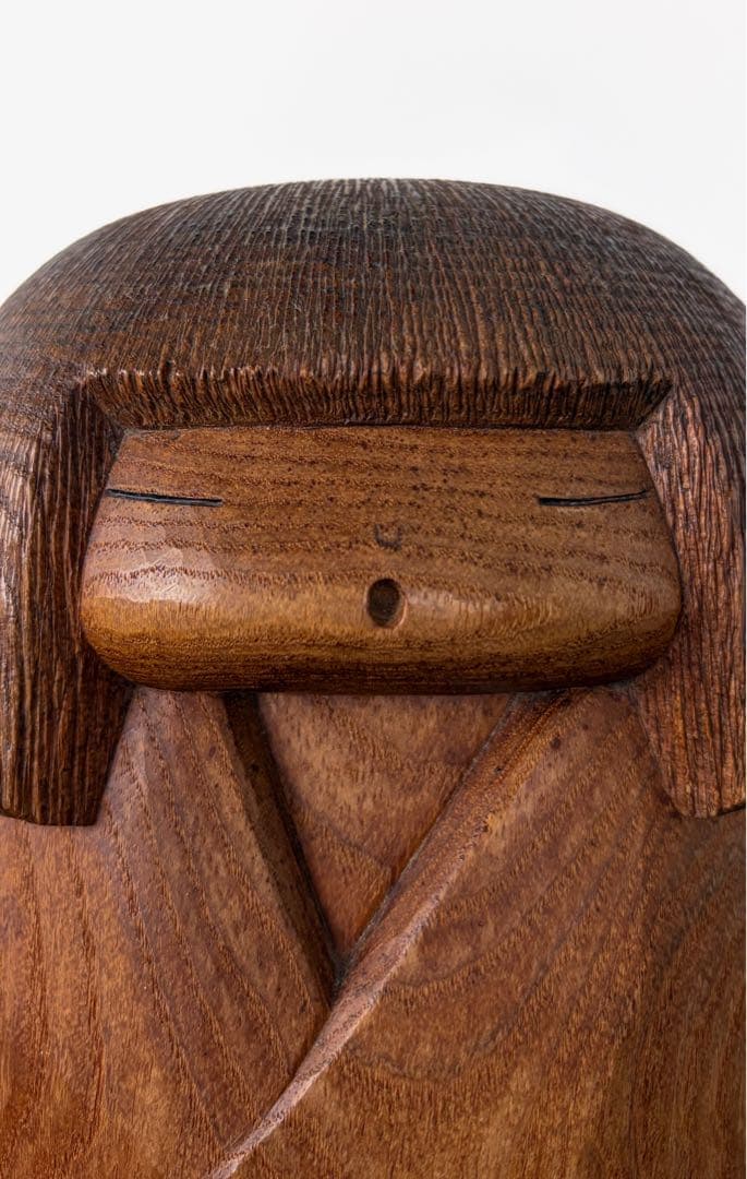 Sosaku Kokeshi Wooden Doll by Murakami Kenichi Yamagata Mingei Folk Craft