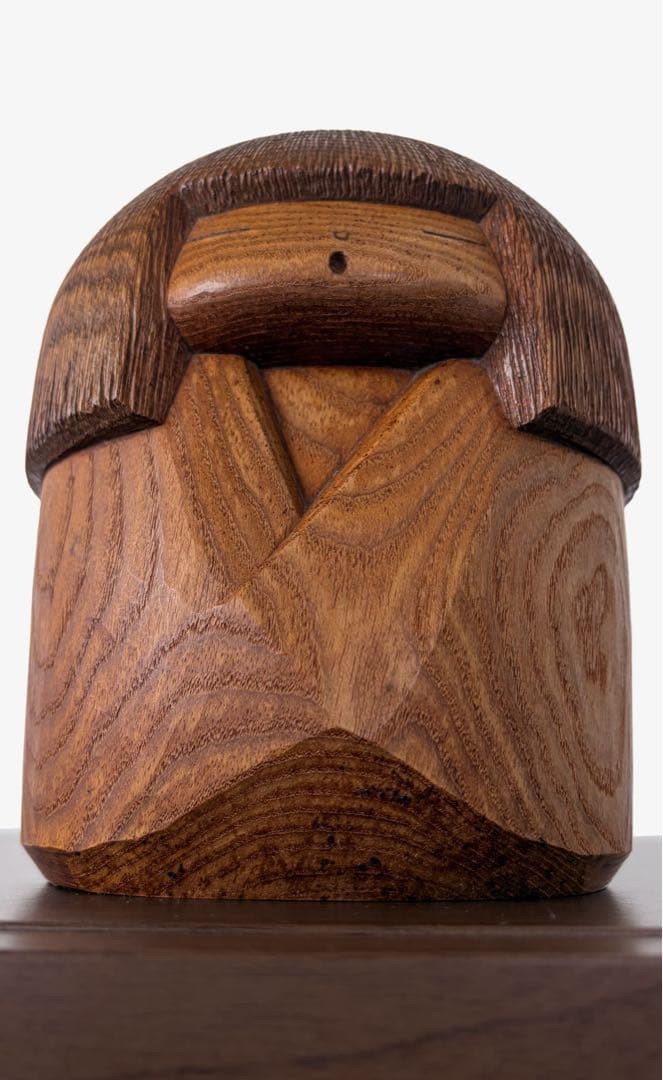 Sosaku Kokeshi Wooden Doll by Murakami Kenichi Yamagata Mingei Folk Craft