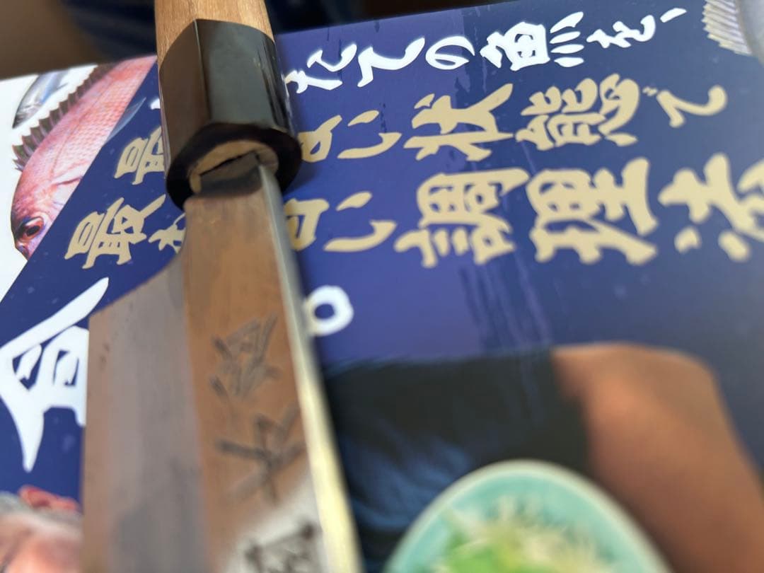 Nihonbashi Kiya Izutsuki Shobu Sashimi Knife 210mm Japanese Chef Knife