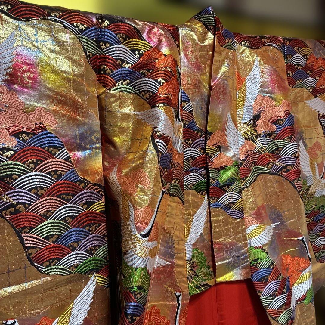 Iro-uchikake Uchikake Wedding Kimono Pure Silk Nishijin-ori Brocade