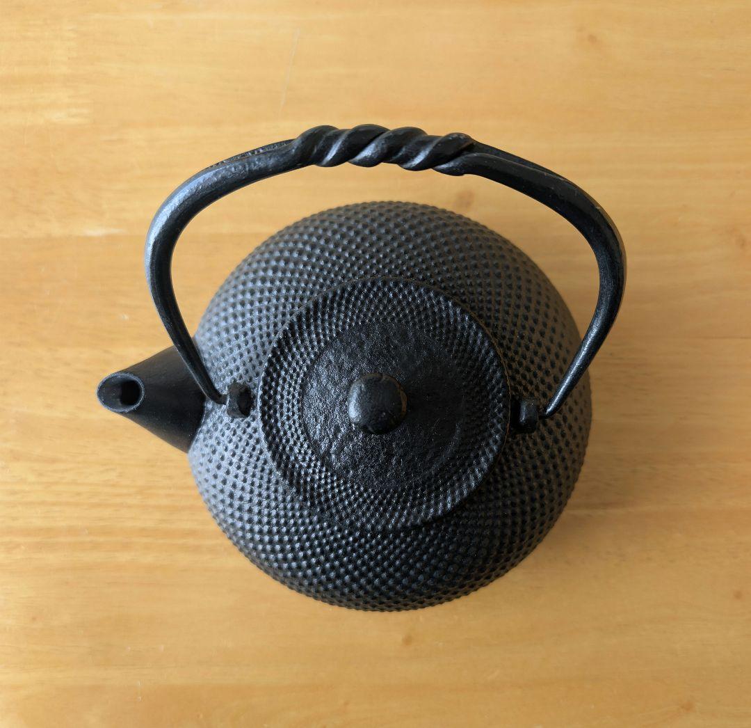 Oitomi Nambu Tekki Cast Iron Teapot & Waste Bowl Set, Signed, with Box
