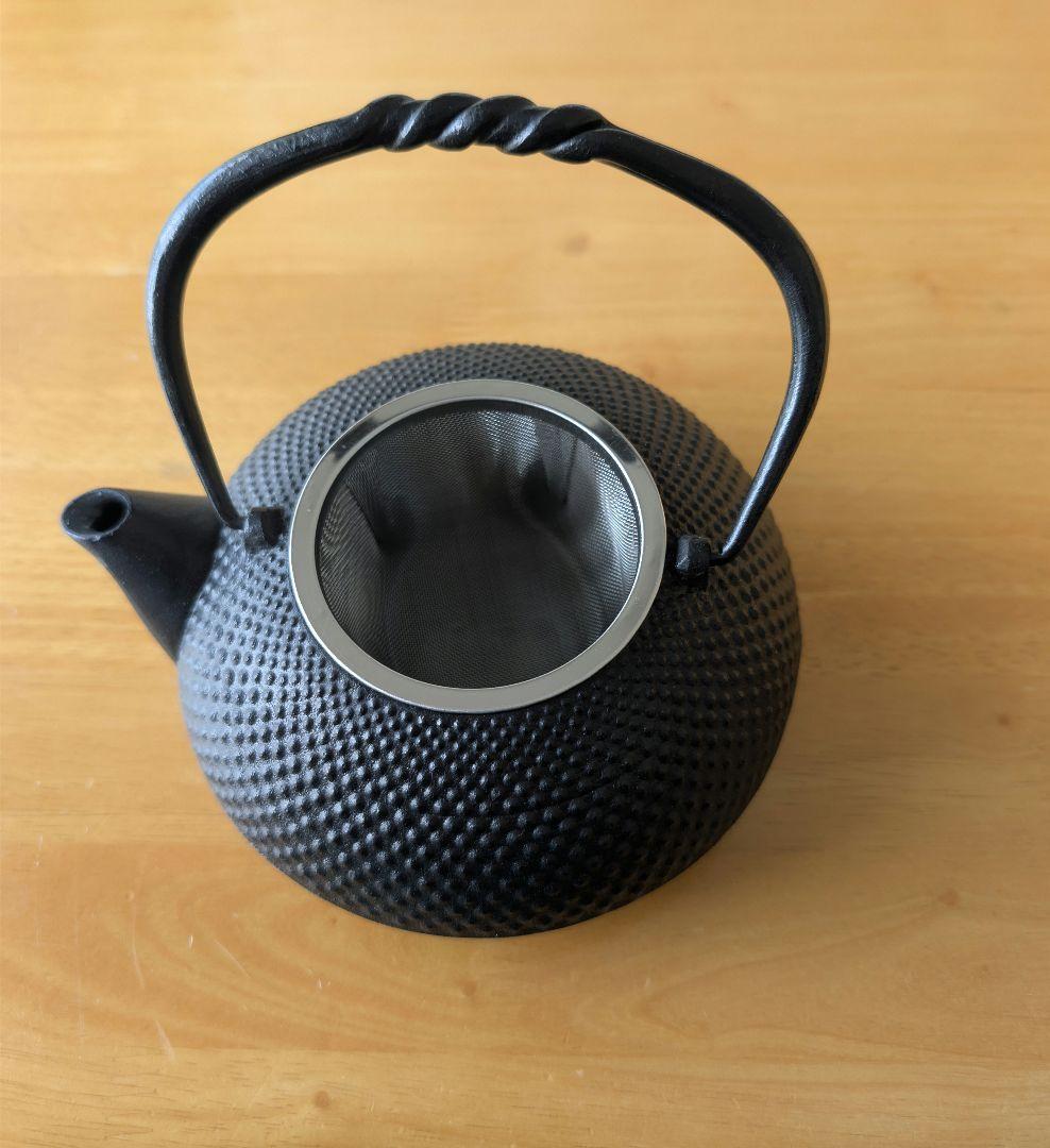 Oitomi Nambu Tekki Cast Iron Teapot & Waste Bowl Set, Signed, with Box