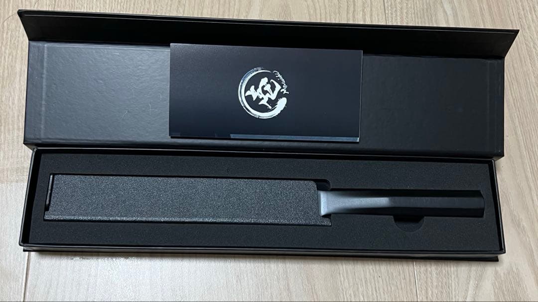 Kageyanagi Kiritsuke Sashimi Knife, Double-Bevel Stainless Black Oxide Finish 210mm