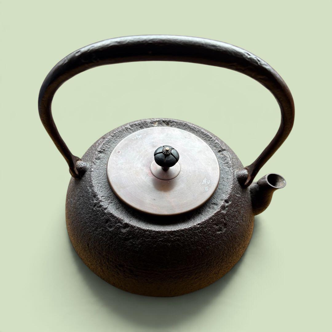 Shojudo Tetsubin Cast Iron Kettle with Wooden Box (Tomobako)