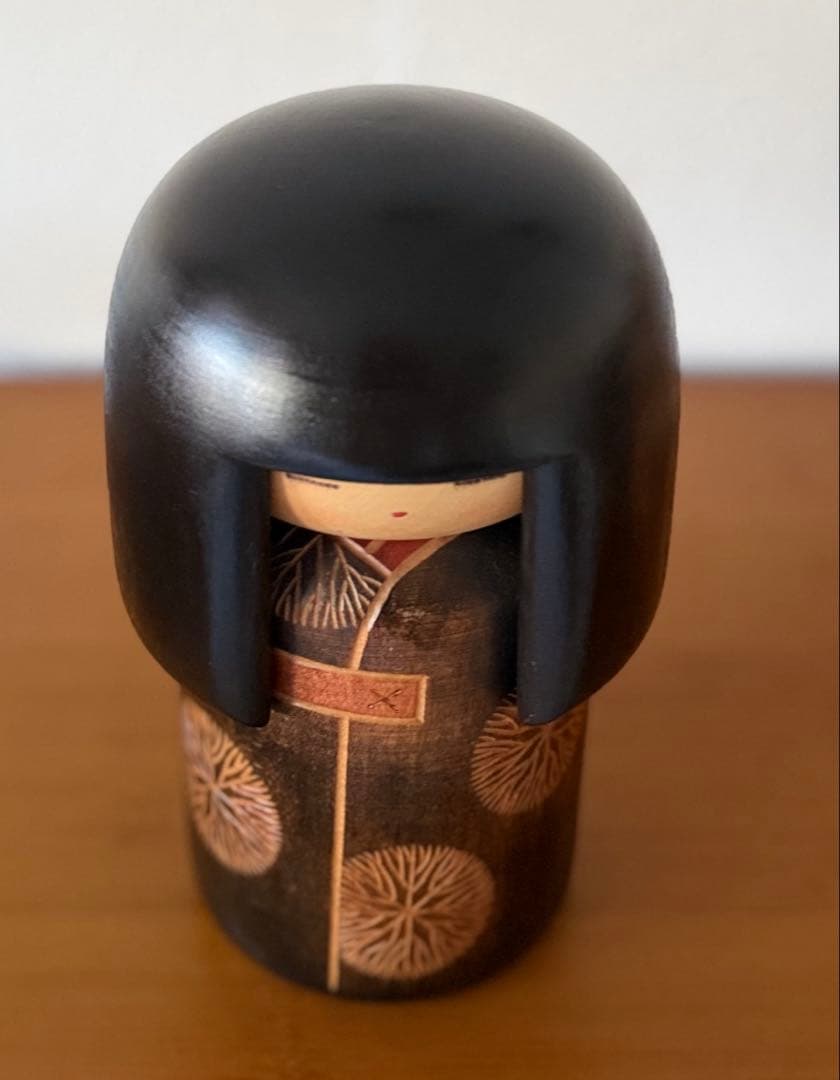 Sekiguchi Sansaku Creative Kokeshi Doll 21 cm Vintage Japanese Wooden Figure