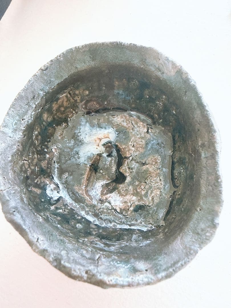 Masahiko Imanishi Hikidashiguro Tamba Ware Guinomi Sake Cup, Kuro-Tamba