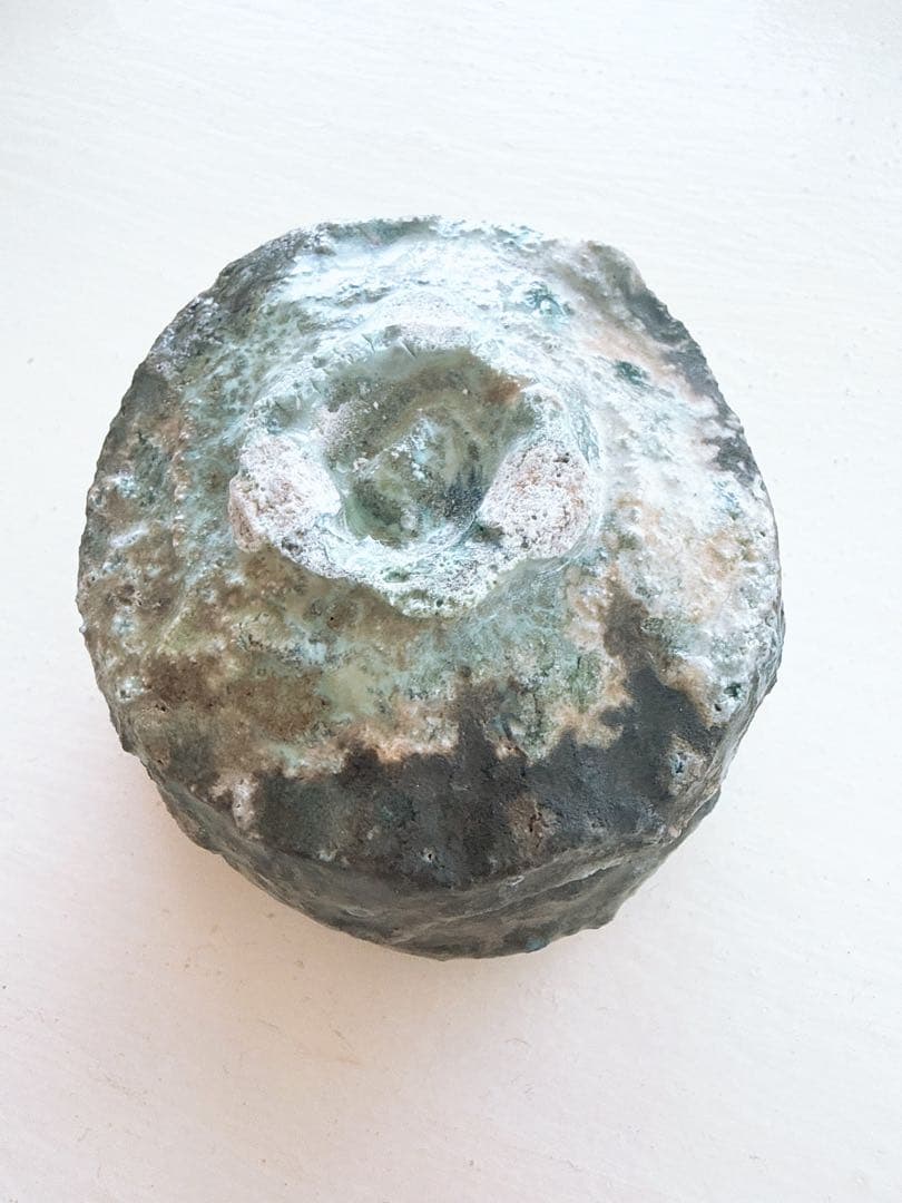 Masahiko Imanishi Hikidashiguro Tamba Ware Guinomi Sake Cup, Kuro-Tamba