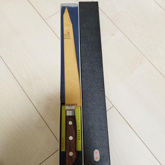 Sakai Takayuki Sujihiki Slicing Knife Aoni Blue Paper Steel 27 cm
