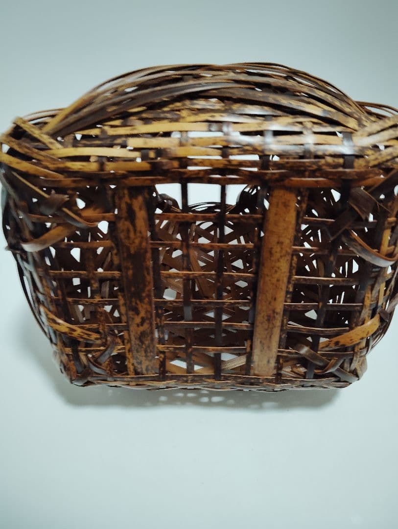 Japanese Bamboo Basket Goma-dake Tea Ceremony Hanakago Flower Basket