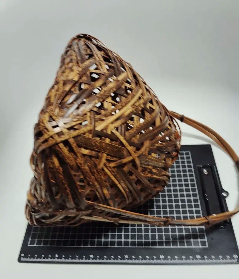 Japanese Bamboo Basket Goma-dake Tea Ceremony Hanakago Flower Basket