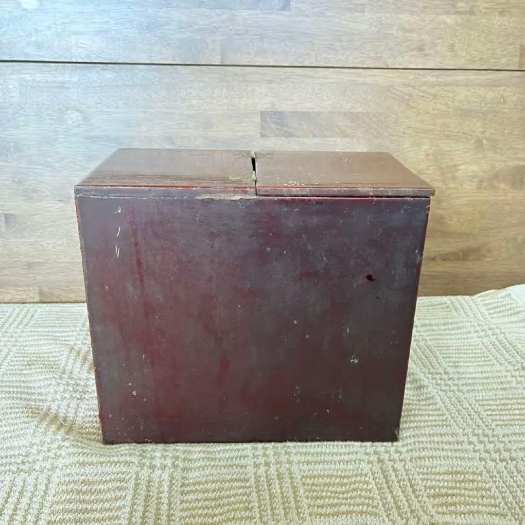 Japanese Antique Wooden Small Chest of Drawers Showa Retro Storage Box
