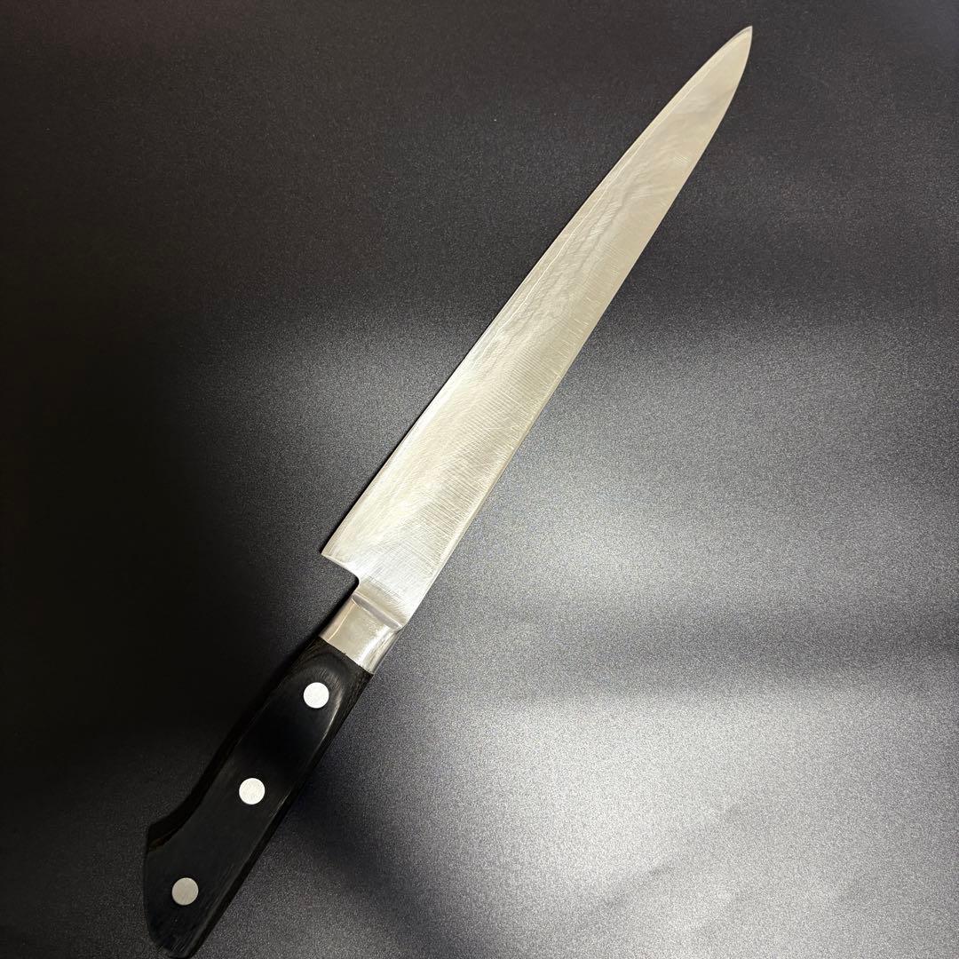 Endo Shoji Kasumino Sujihiki Slicing Knife Suminagashi 270mm, Sharpened